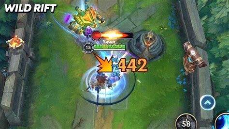 Mastering Yasuo's Airblade in Wild Rift X1 No Camp .